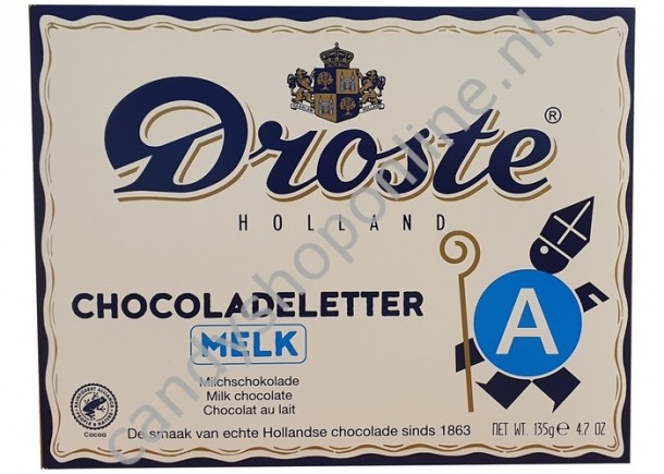 Droste Chocoladeletter melk A