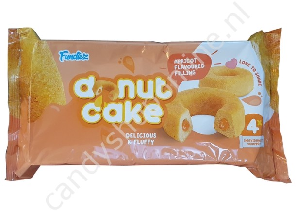 Fundiez Donut Cake Apricot Flavoured Filling 180gr.