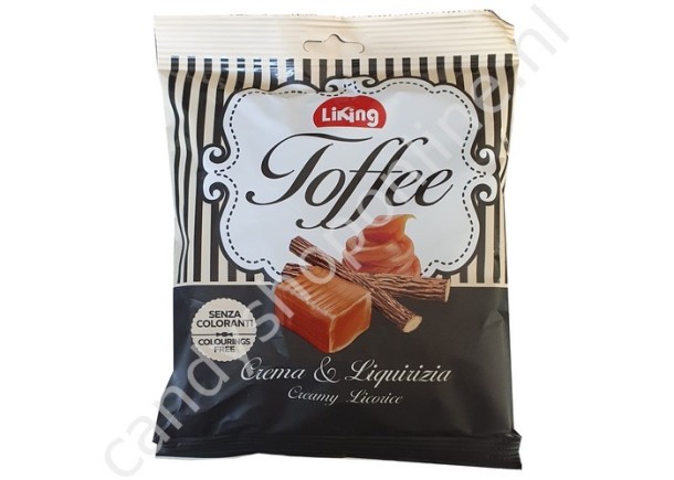 Liking Toffee Creamy Licorice 150 gram