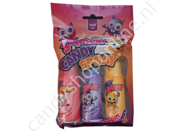 Funlab Candy Spray Fruit Flavoured 3 pcs