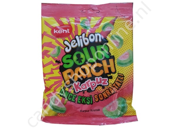 Kent Jelibon Sour Patch Karpuz(watermeloen) 160 gram