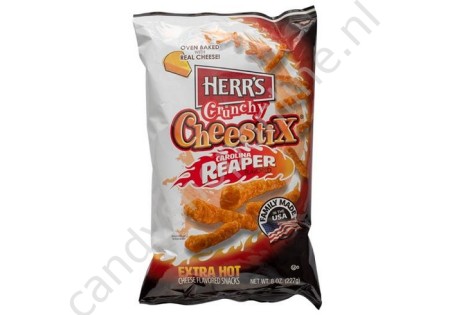 Herr's Crunchy Cheese Stix Carolina Reaper 227gr.