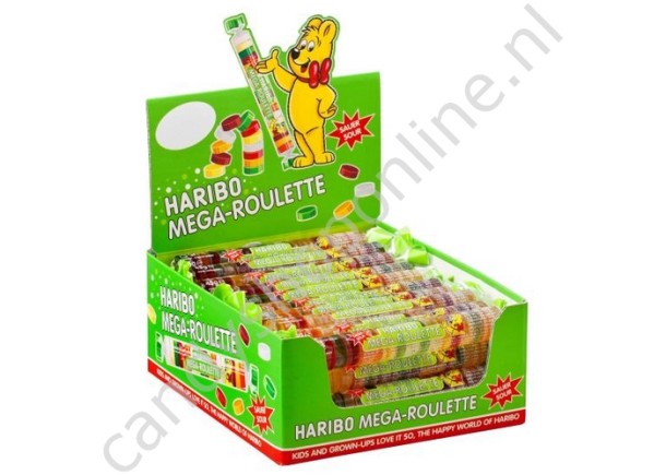 Haribo Roulette Zuur Mega Rol