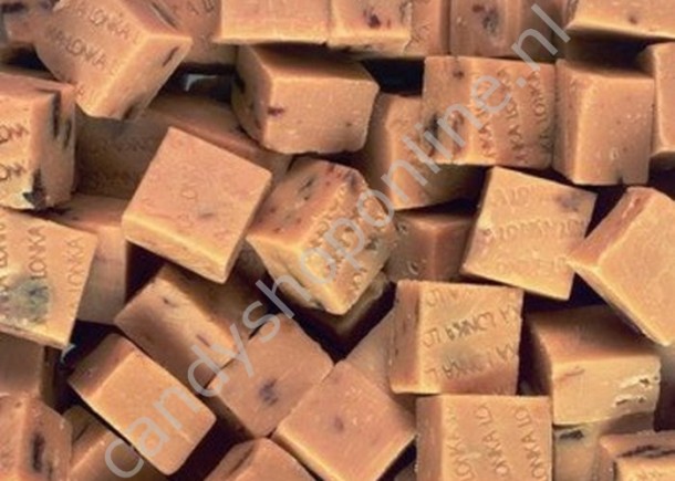 Engelse Fudge Lonka Rum-Rozijnen 250 gram