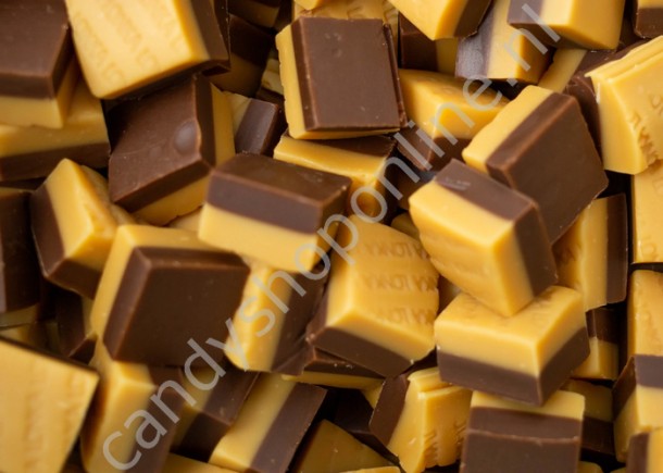 Engelse Fudge Lonka Duo Vanille-Choco 250 gram