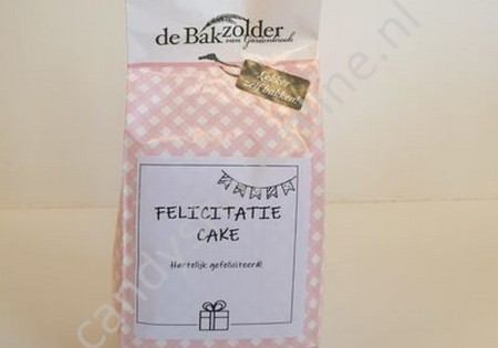 Felicitatie cakemix 400 gram
