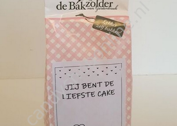 Jij bent de liefste cakemix 400 gram