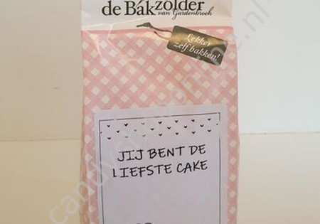 Jij bent de liefste cakemix 400 gram