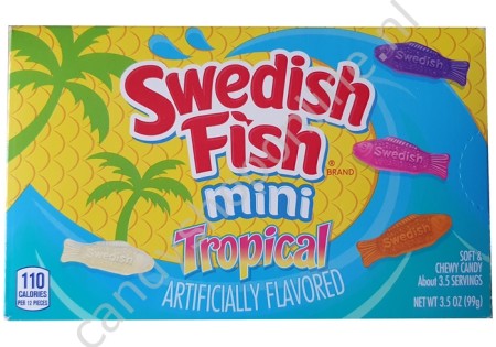 Swedish Fish Mini Tropical Theater Box 99gr.