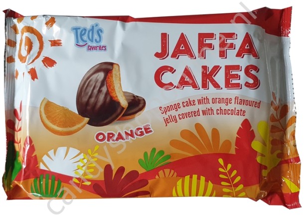 Ted's Jaffa Cakes with Orange flavoured jelly covered with chocolate 270gr.