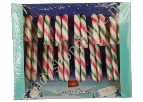Favorina Candy Canes peppermint flavour 12 pcs.