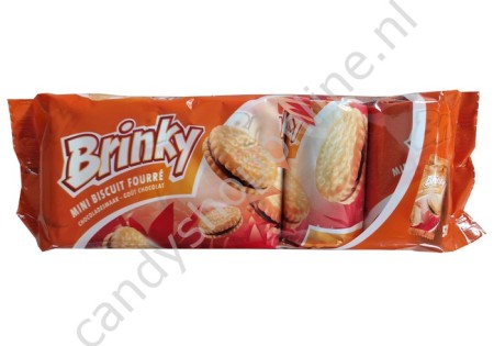 Brinky Mini Biscuit Fourré Chocolate Cream 5pck 187.5gr. 
