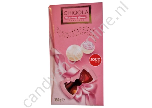 Jouy&co Chiqola Strawberry Cream Pralines 130 gram