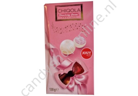 Jouy&co Chiqola Strawberry Cream Pralines 130 gram