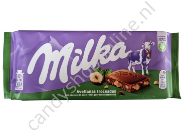 Milka Gebroken Noten 100 gram