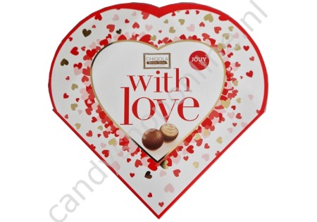 Jouy&co Chiqola  Hazelnut Cream Pralines WITH LOVE 100 gram