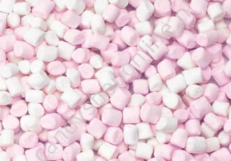 Mini Marshmallows roze/wit