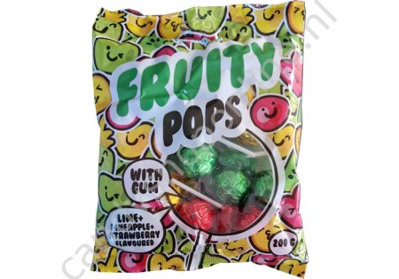 Fundiez Fruity Pops with Gum 200gr. ±10pcs.