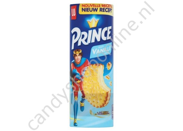 Lu Prince Granen Biscuits met Vanille Creme 250 gram