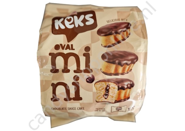 Bifa Keks Oval Mini Cakes with Chocolate sauce  8 pcs.144gr.