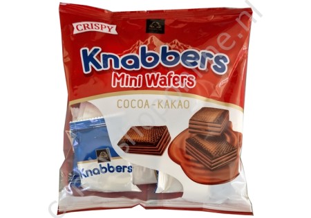 Bardollini Knabbers Mini Wafers Cocoa 130gr.