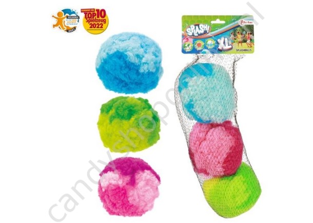Super Splashbal 3stuks met snoepzak
