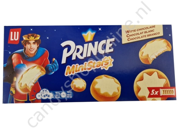 Lu Prince Mini Stars White Chocolate 5x6pcs. 187gr.