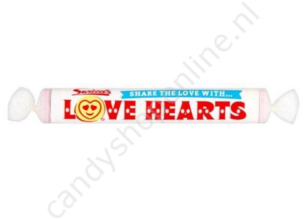  Swizzels Love Hearts Emojis Rolls 4pck