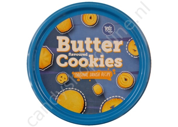 Ted's Butter Cookies Tin 114 gram