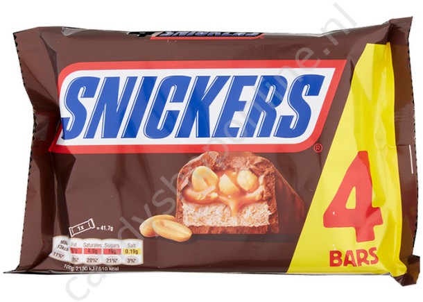 Snickers 4pck. 200 gram