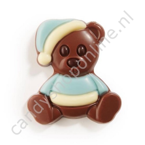 Dragee Chocolade Knuffelbeertje Blauw/Wit