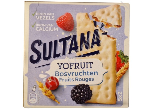 Sultana Yofruit Bosvruchten 178gr. 5x2pcs.