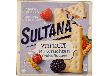 Sultana Yofruit Bosvruchten 178gr. 5x2pcs.