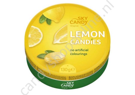 Sky Candy Lemon Candies tin 130gr.