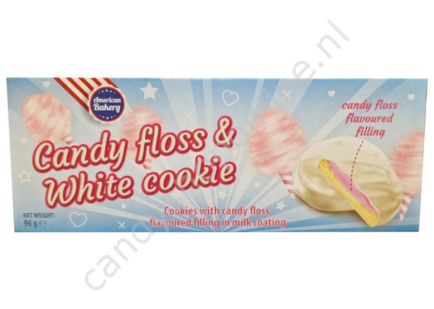 American Bakery Candy Floss & White Cookie 96gr.