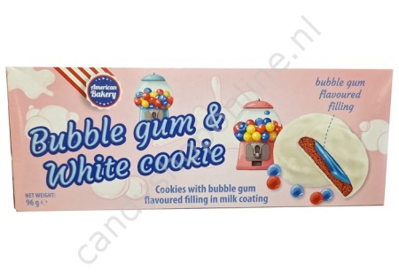 American Bakery Bubble Gum & White Cookie 96gr.