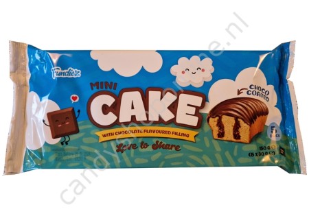 Fundiez Mini Cake with Chocolate Flavoured Filling 5pcs.150gr.
