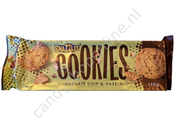 Snazzles Cookies Chocolate Chip & Hazelnut 135gr.