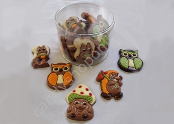 Martinez Herfstchocolaatjes gemengd silo 15stuks